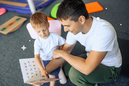 Занятия с ребёнком и книгой